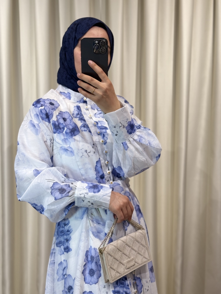 ✨Blue Flowered Dress ✨