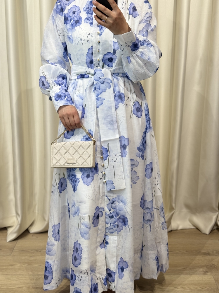 ✨Blue Flowered Dress ✨