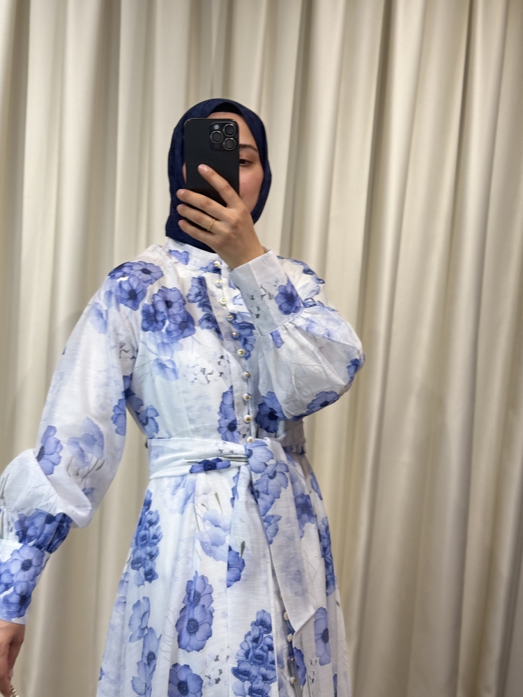 ✨Blue Flowered Dress ✨