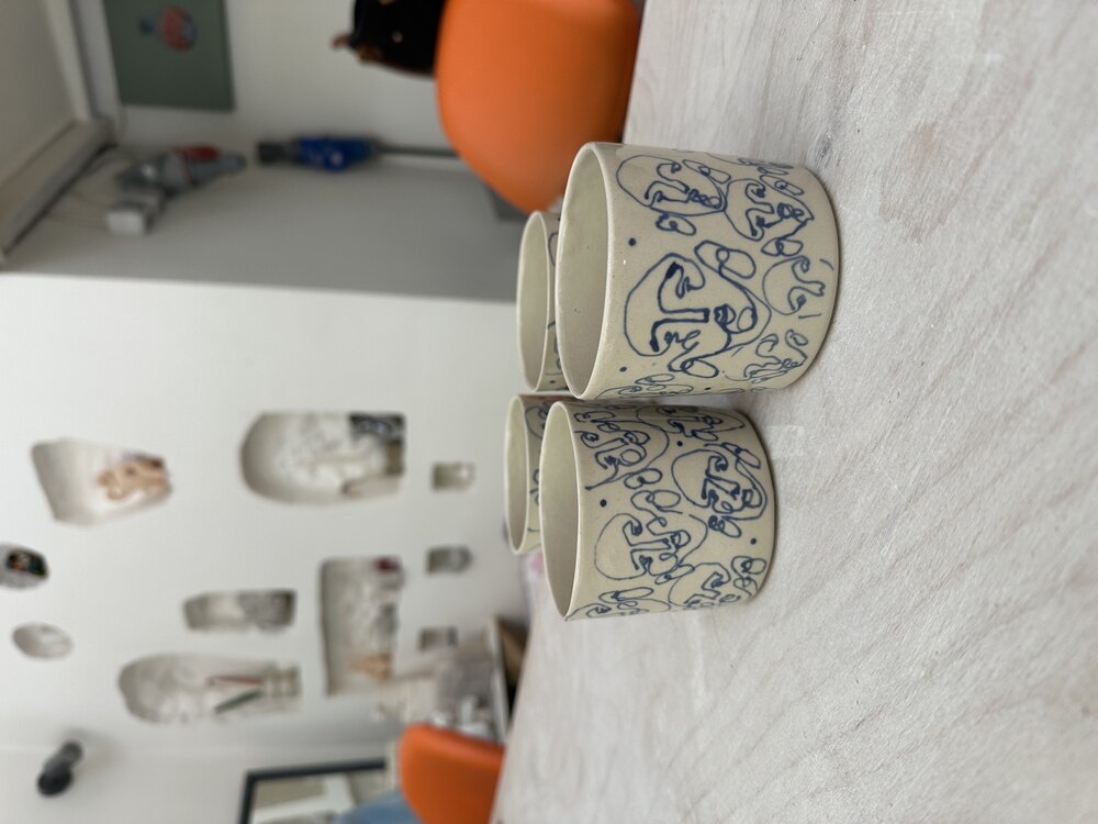 Face It! Ceramic Cups