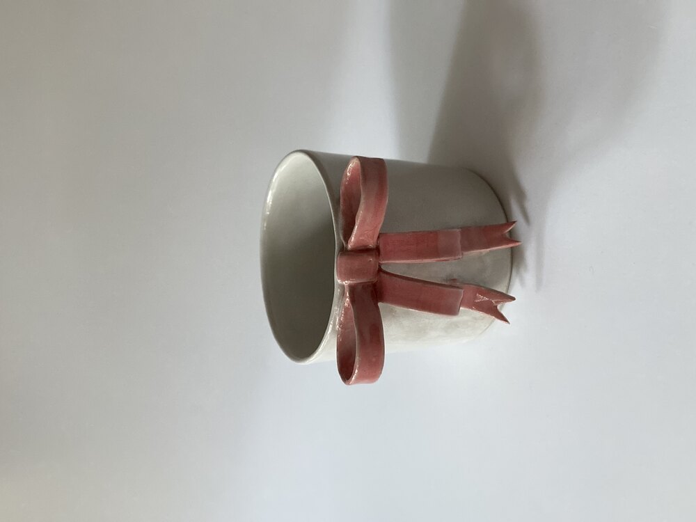 PEMBE FİYONKLU BARDAK