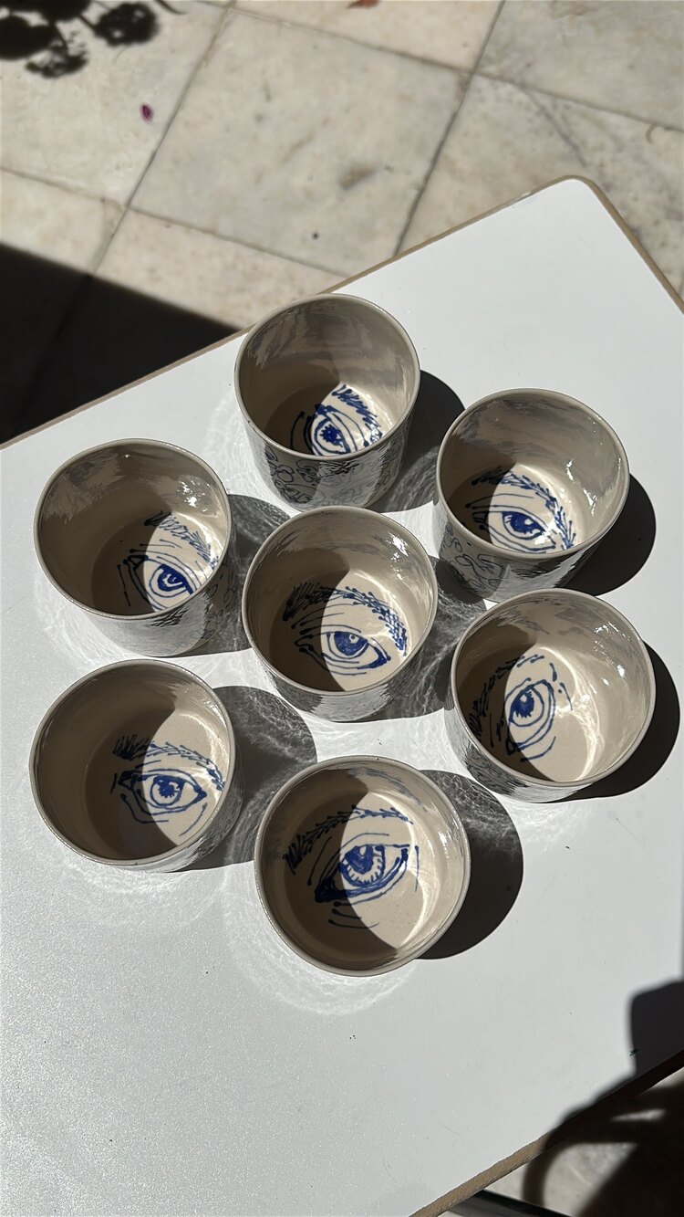 Face It! Ceramic Cups