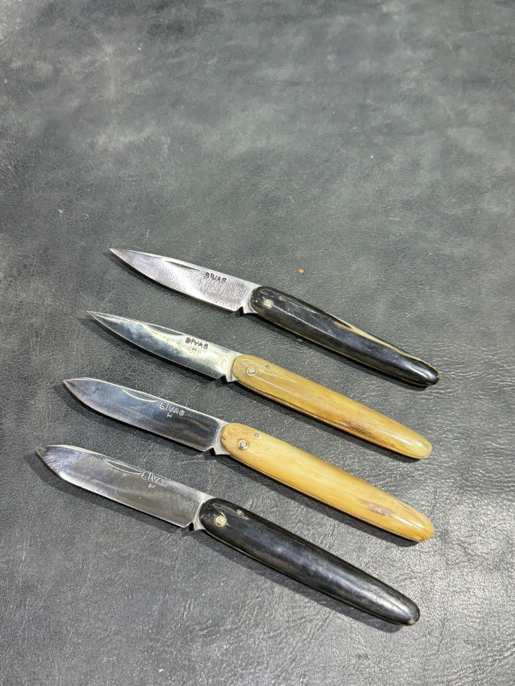 Koç Boynuzu Kabze Fransız T5 Çelik Sivas Çakısı (Toplam 17 cm)