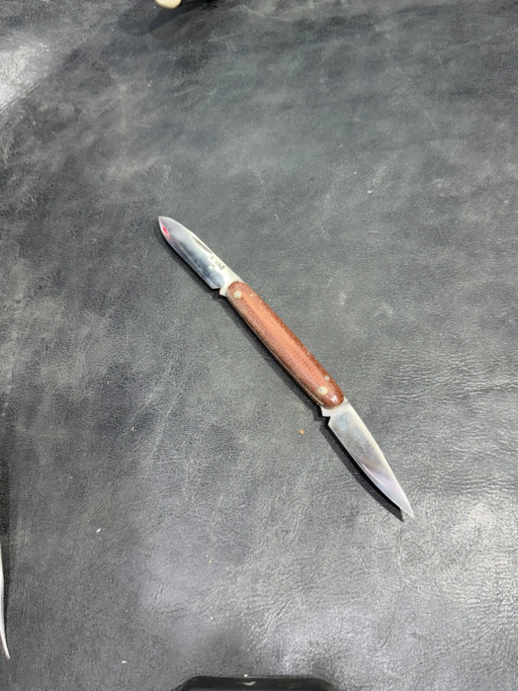 Fiber Kabze Fransız T5 Çelik ÇİFT AĞIZLI Sivas Çakısı (Toplam 21.5 cm)