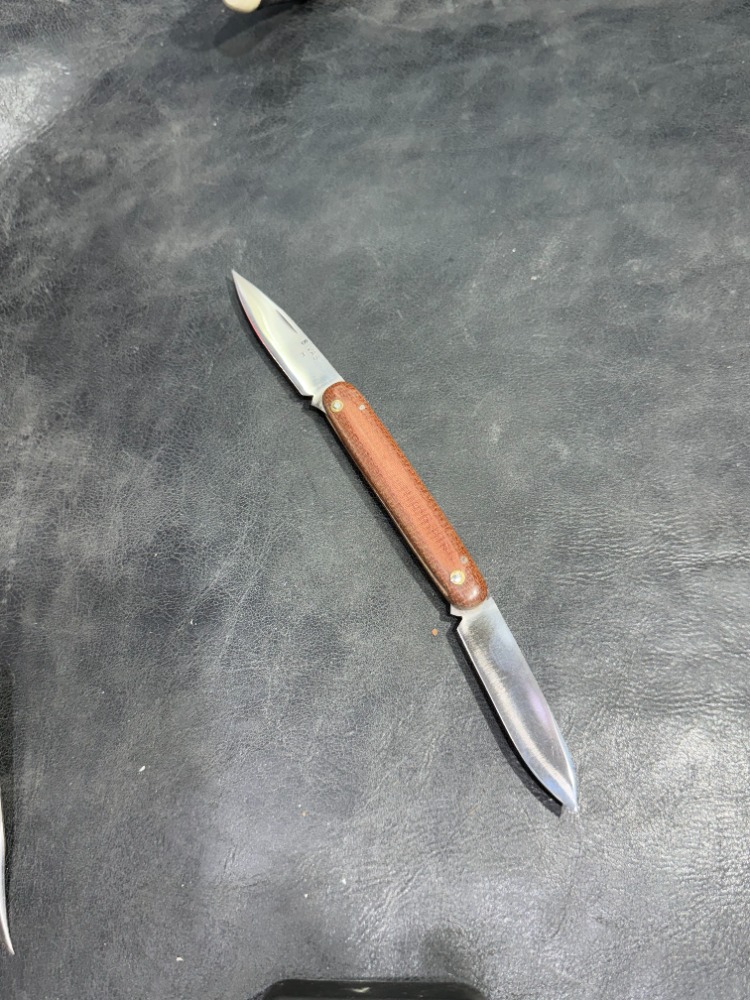 Fiber Kabze Fransız T5 Çelik ÇİFT AĞIZLI Sivas Çakısı (Toplam 24 cm)