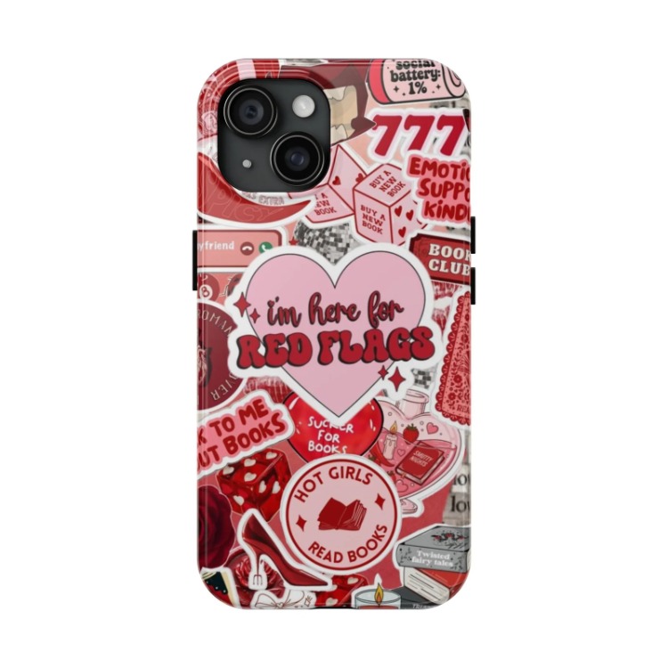 Red Flags Bumper iPhone Kılıf