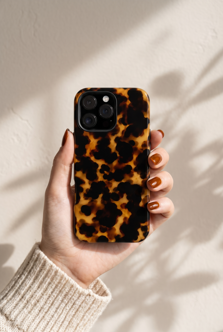 Kaplumbağa Kabuğu Desenli iPhone Kılıf
