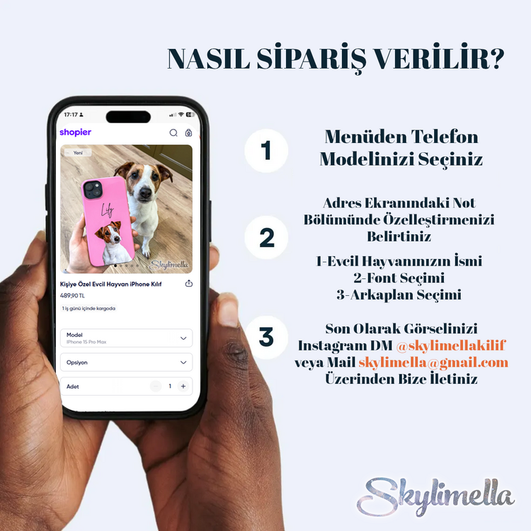 Kişiye Özel Evcil Hayvan iPhone Kılıf