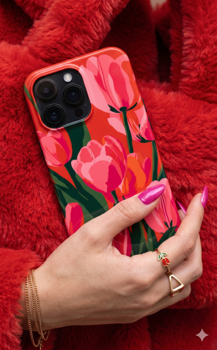 Lale Bahçesi Bumper iPhone Kılıf
