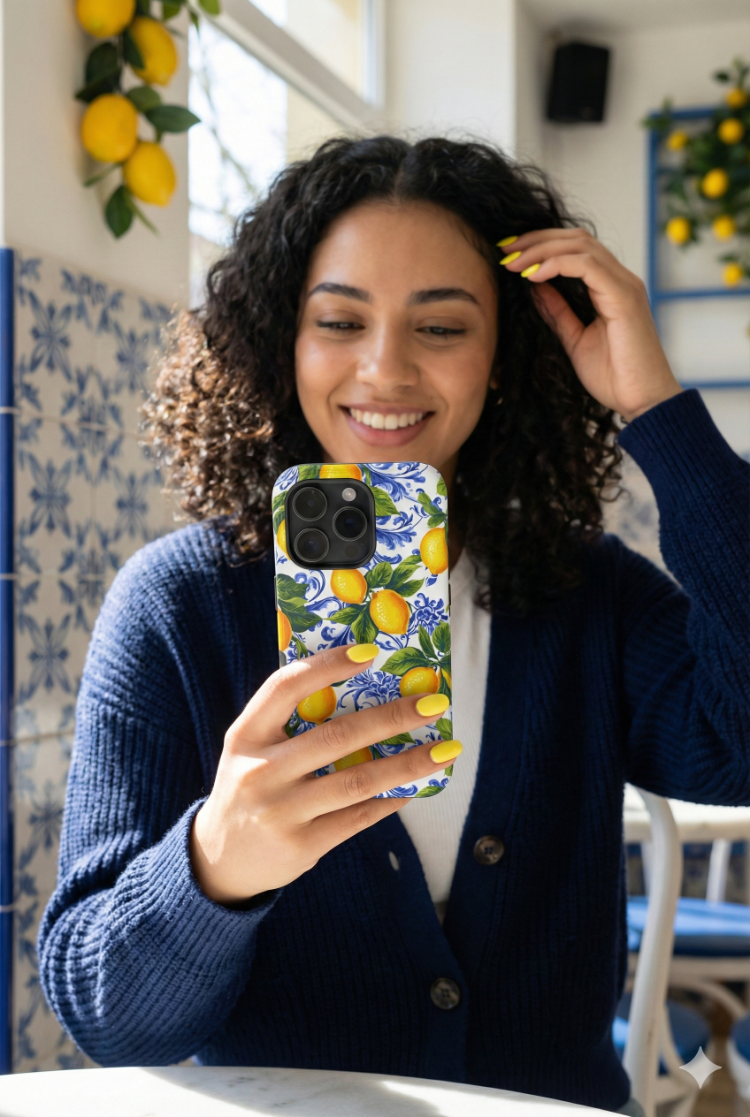 Limon Bahçesi Bumper iPhone Kılıf