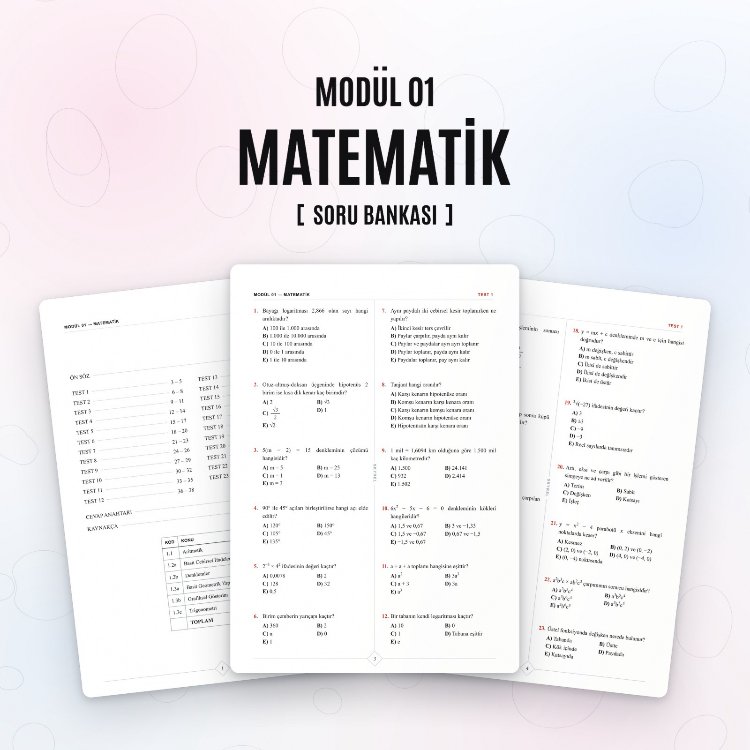 Modül 1 - Matematik