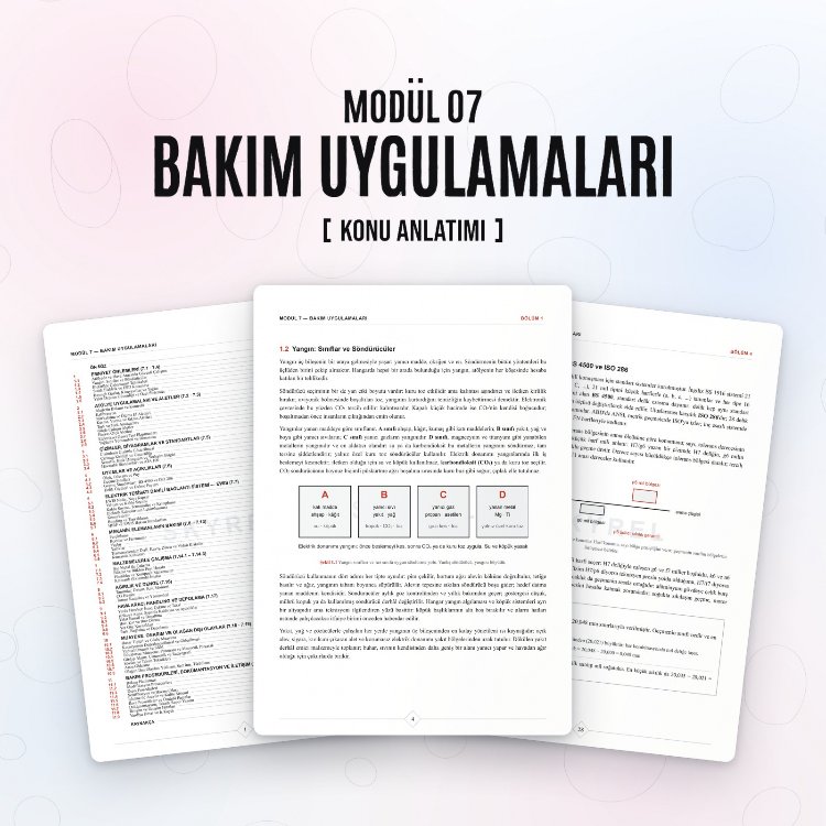 Modül 7 - Bakım Uygulamaları
