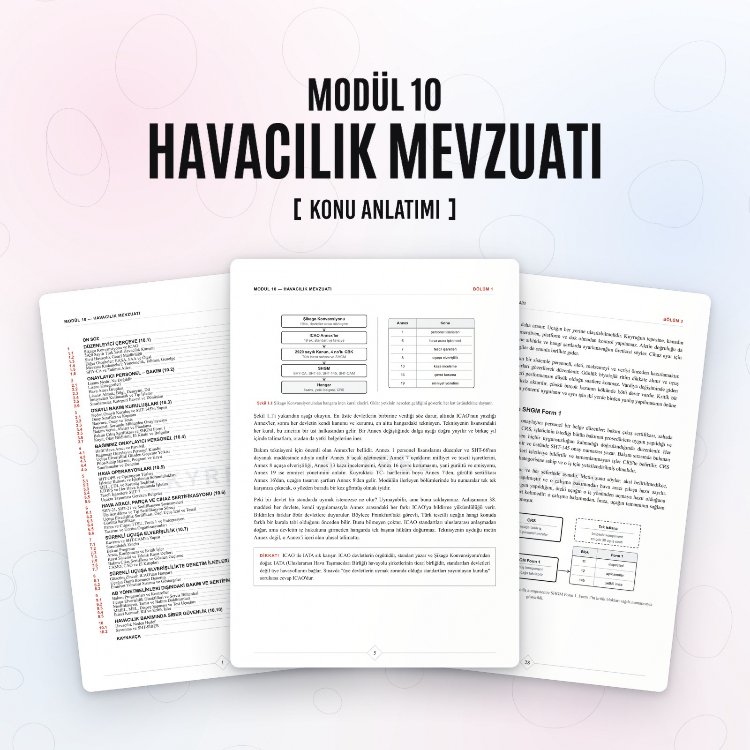 Modül 10 - Havacılık Mevzuatı