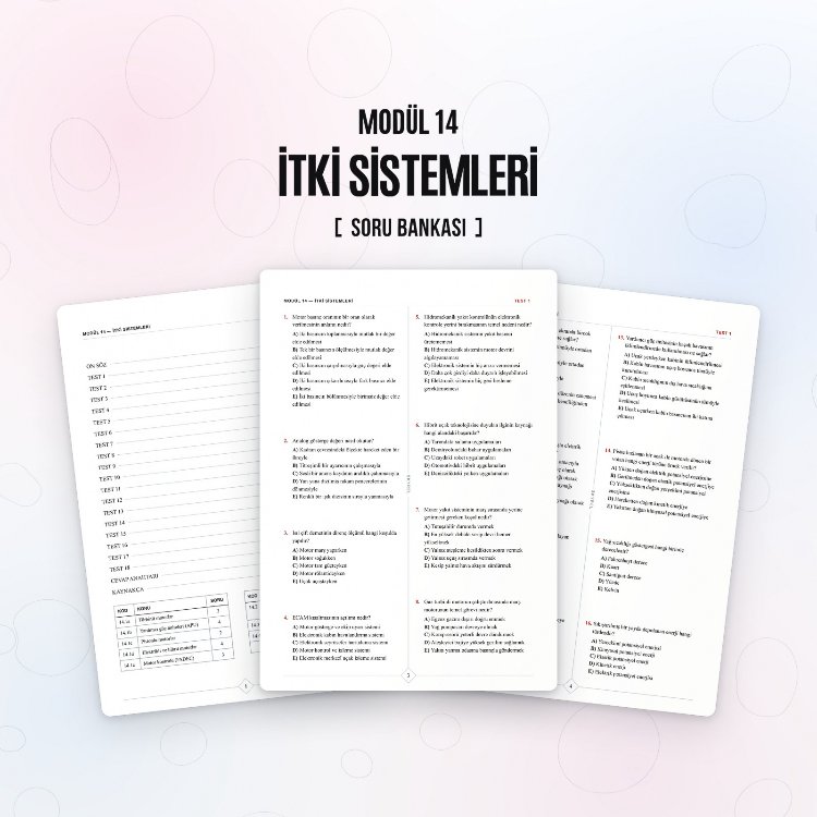 Modül 14 - İtki Sistemleri (Set)