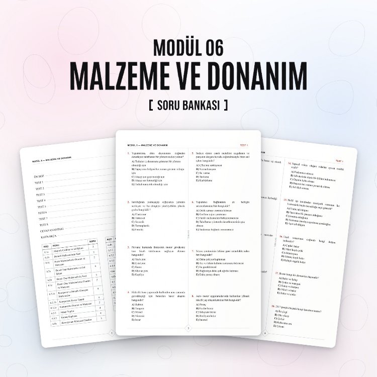 Modül 6 - Malzeme ve Donanım