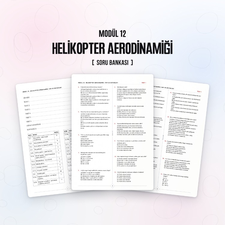 Modül 12 - Helikopter Aerodinamiği (Set)