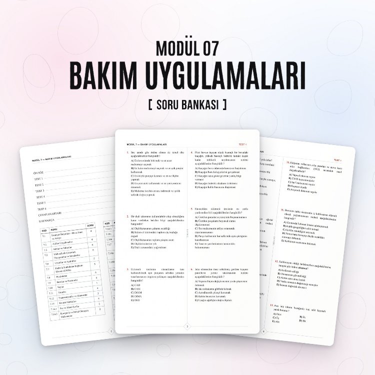 Modül 7 - Bakım Uygulamaları