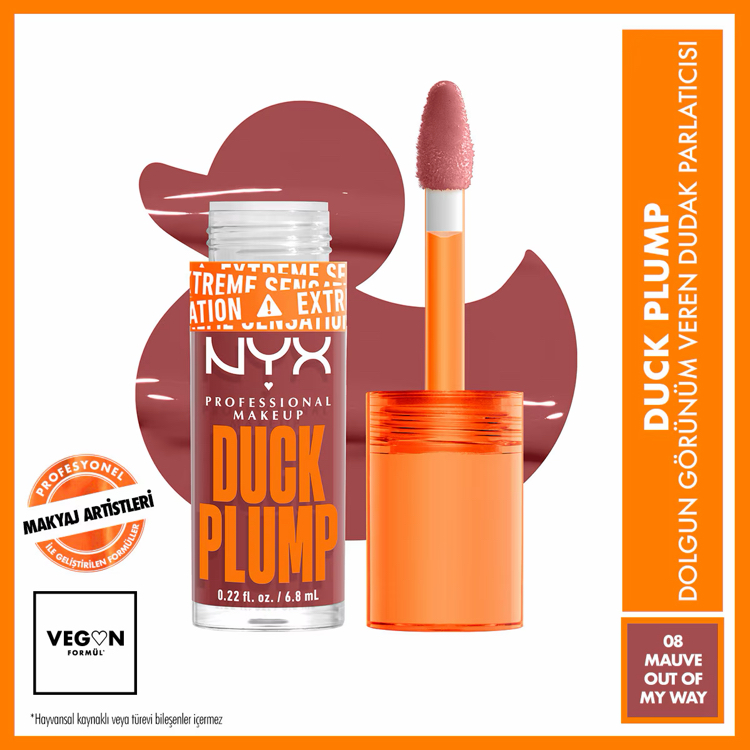 NYX PLUMP 08 DUDAK DOLGUNLAŞTIRICI VE PARLATICI