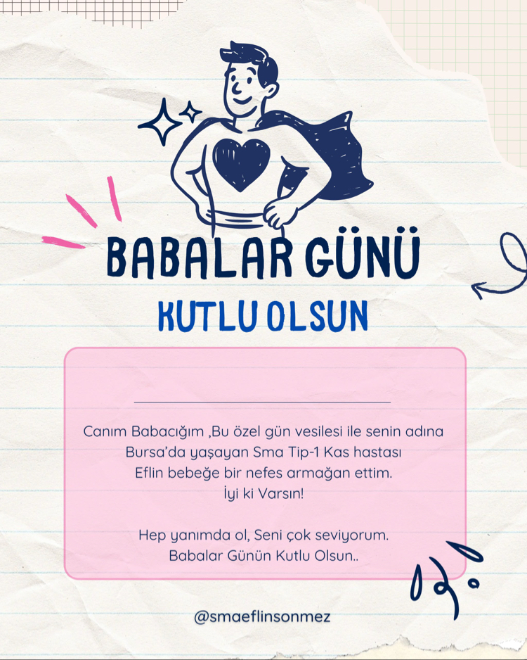 Babalar günü kartı 