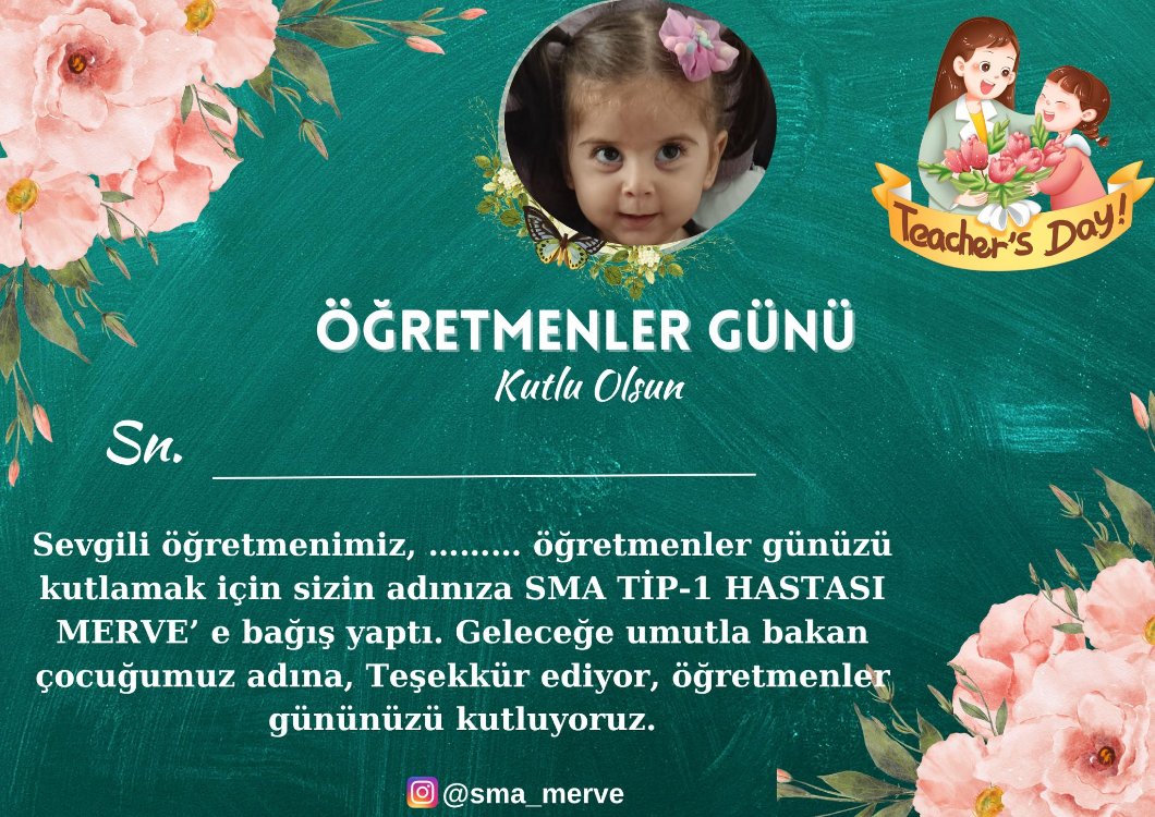 ÖĞRETMENLER GÜNÜ KARTI