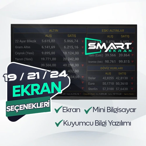 Kuyumcu Bilgi Ekranı (21 Inc)