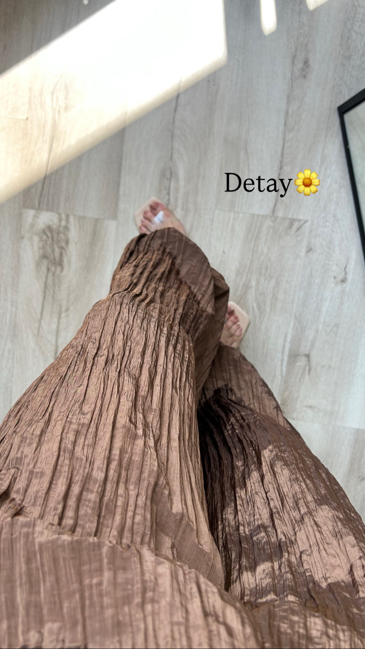 Kırinkıl Beli ve Bilekleri Lastikli Pantalon