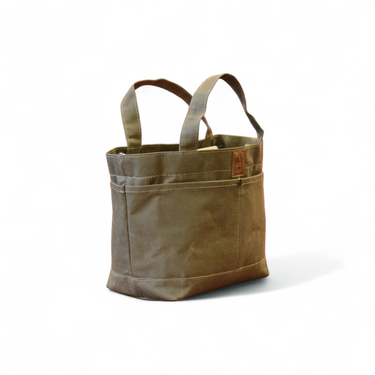 Cepli Kanvas Tote Çanta-Haki