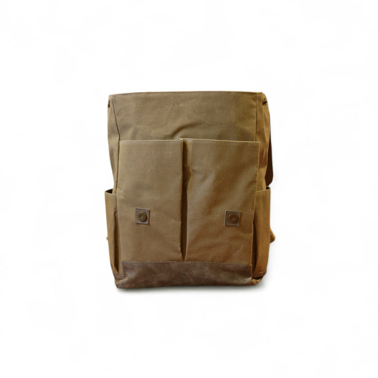 Büyük Boy Unisex Sırt Çantası-Camel