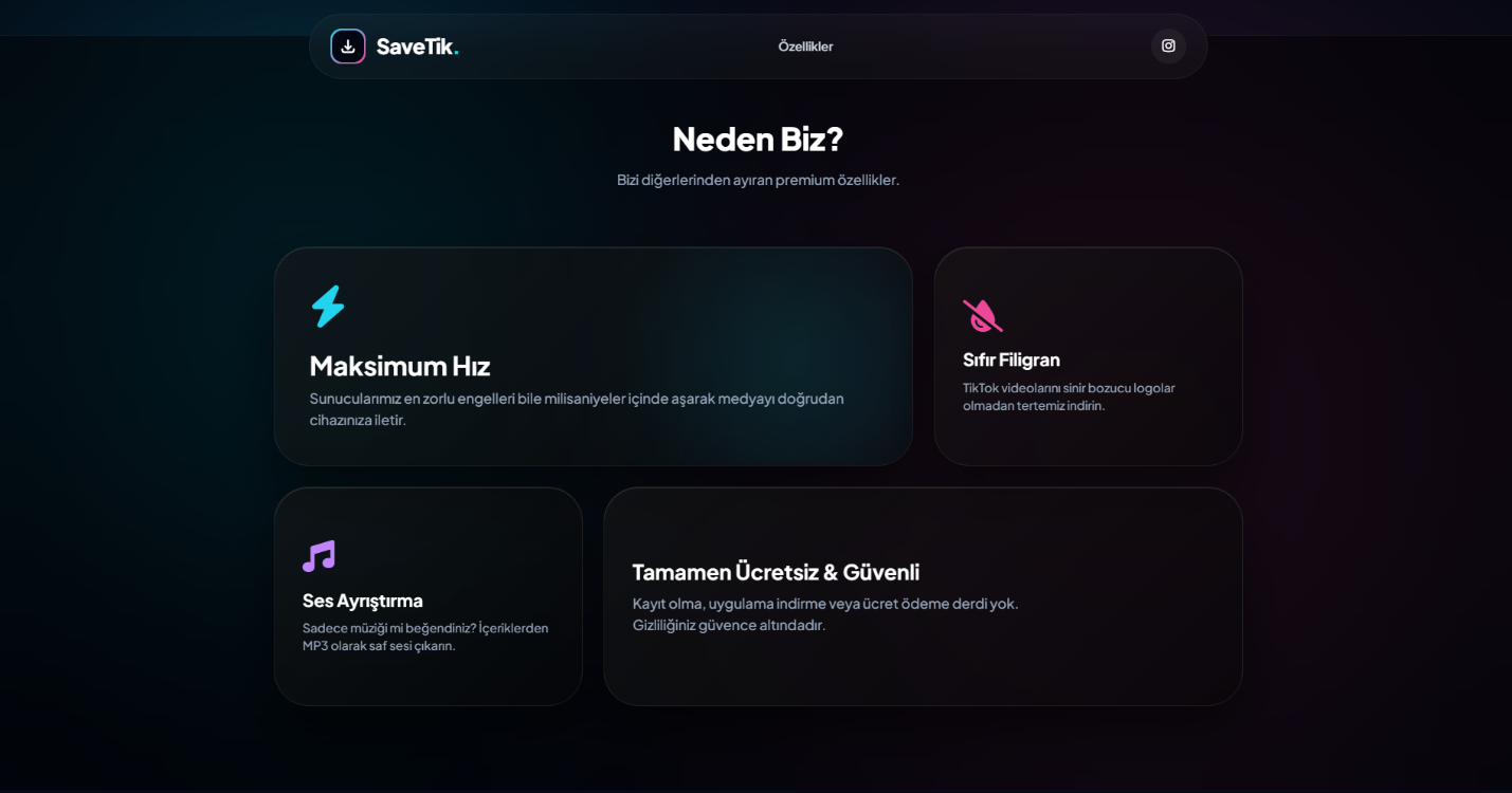  [AÇIK KAYNAK] Premium TikTok & Instagram Downloader Scripti | Gelişmiş SaaS Admin Paneli