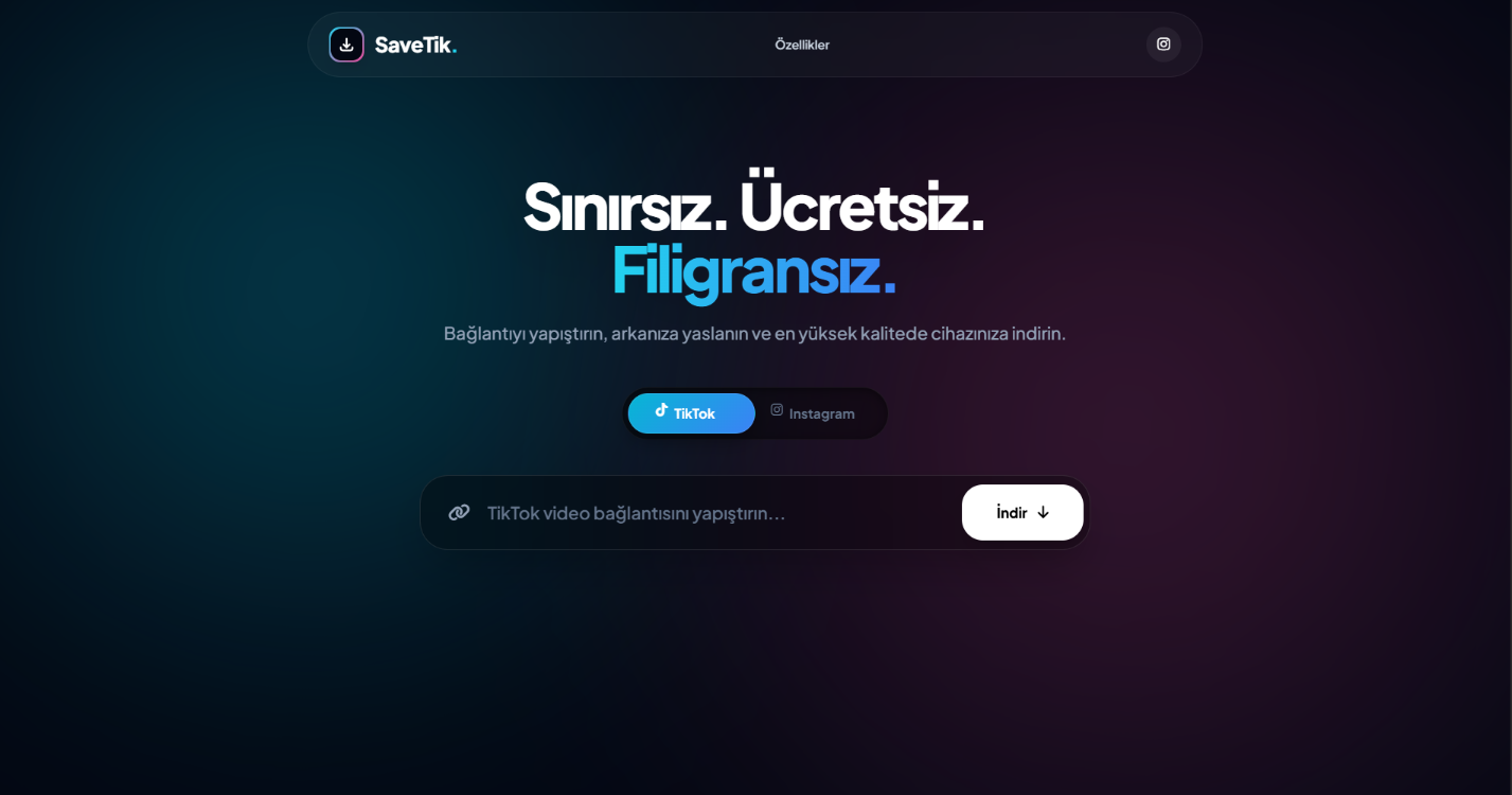  [AÇIK KAYNAK] Premium TikTok & Instagram Downloader Scripti | Gelişmiş SaaS Admin Paneli