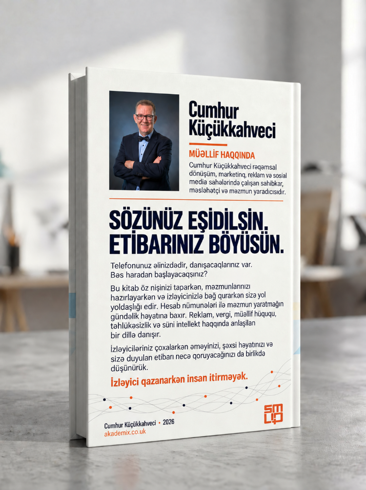 Mən İnfluenser Olmaq İstəyirəm – Azərbaycan dilində və Türkcə PDF kitab