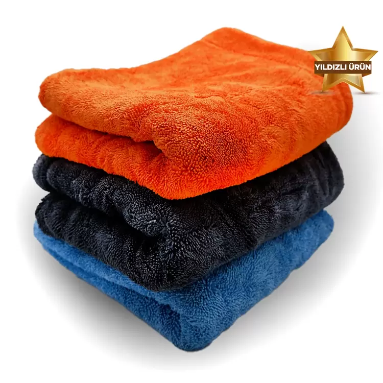Twisted 50x80 1200 gsm Araba Kurutma Havlusu, Mikrofiber Havlu bez. 1 ADET