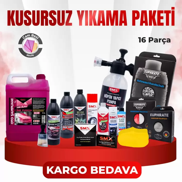 SMX Kusursuz Yıkama Paketi (16 Parça)