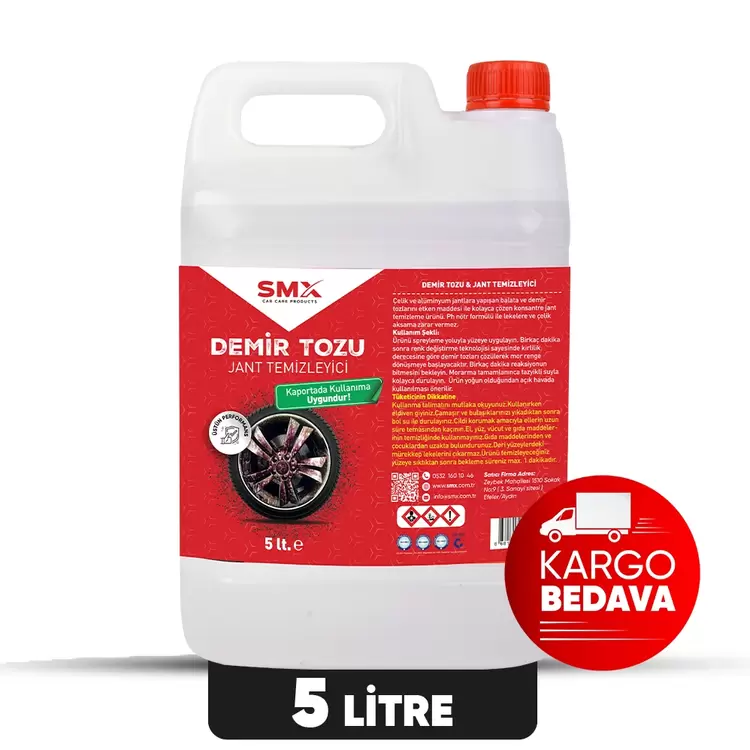 Demir Tozu & Jant Temizleyici 5 Lt. Tükeniyor