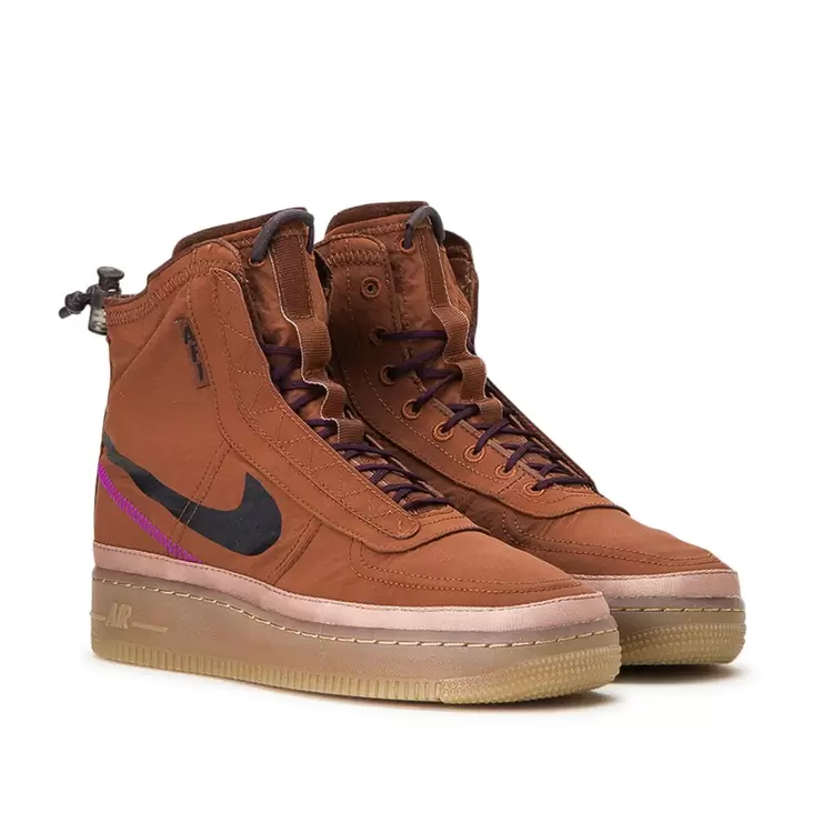 Nike Air Force 1 Shell Burgundy
