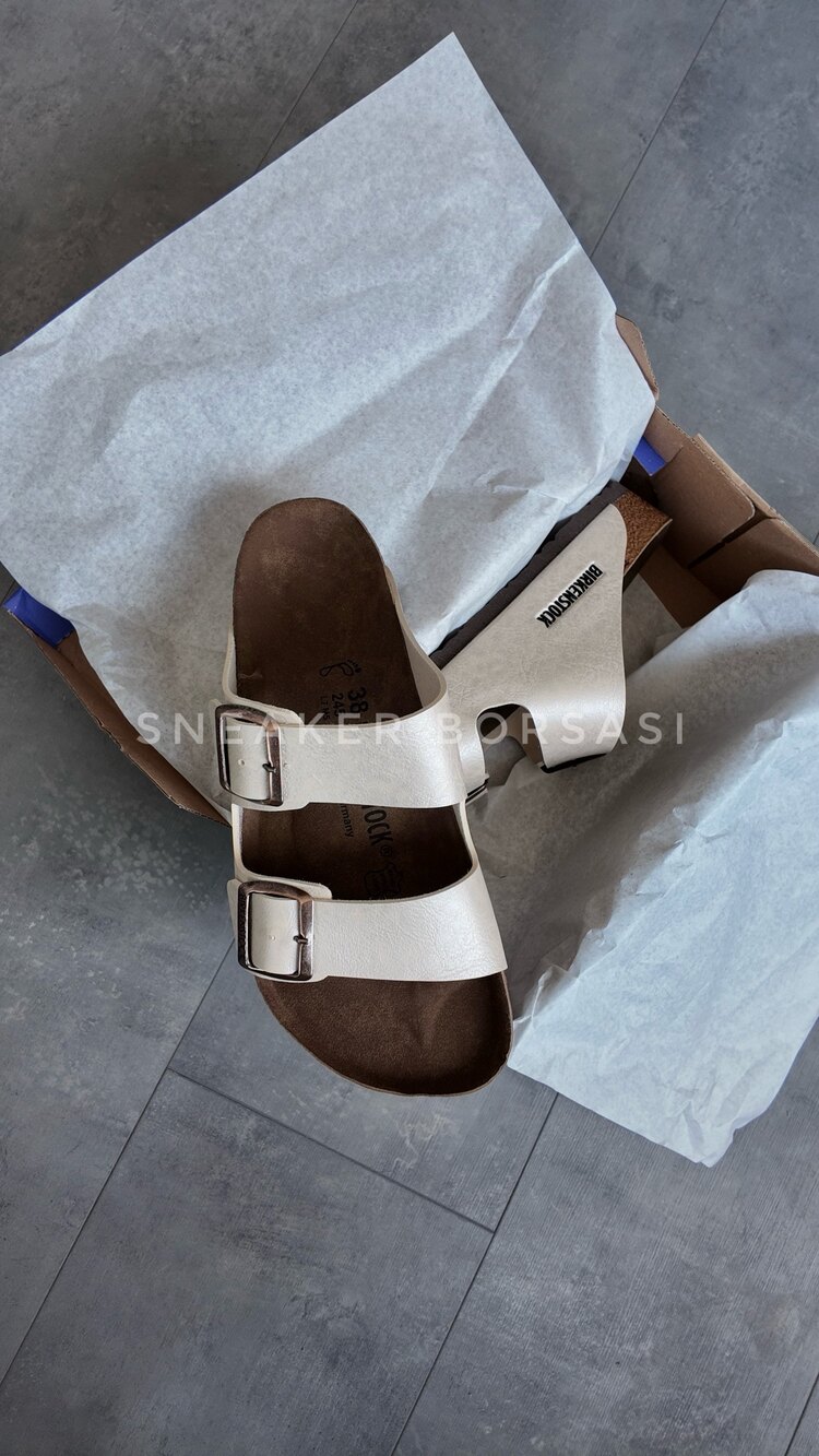 Birkenstock Arizona White“ Premium “