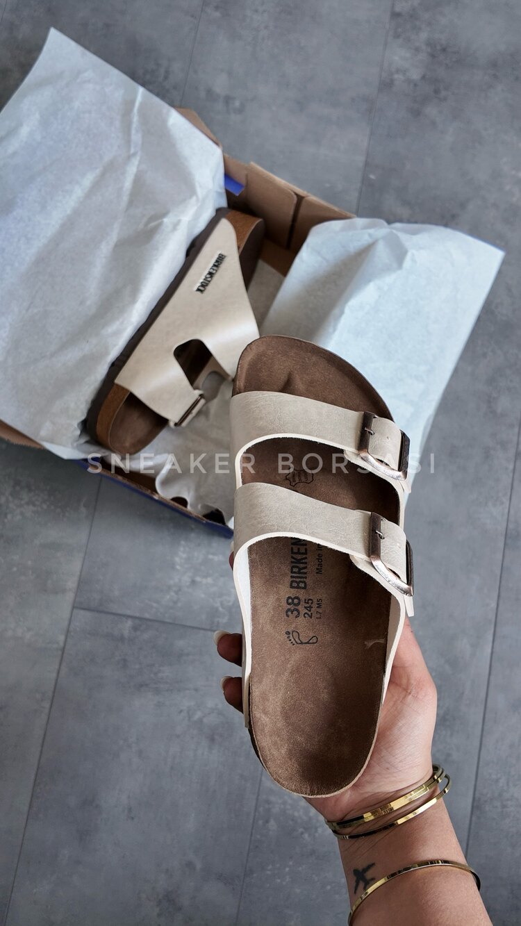 Birkenstock Arizona White“ Premium “