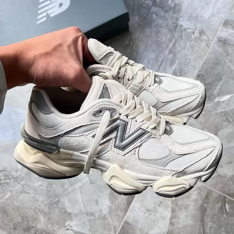 New Balance 9060 Sea Salt White
