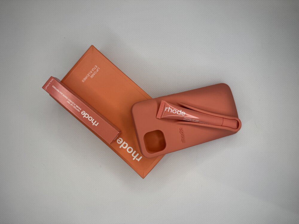 Rhode Lip Case + Lip Tint Peach Pit İkili Set 