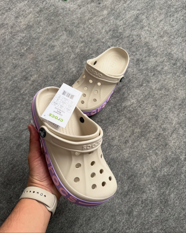 Crocs Bayaband Cream Purple