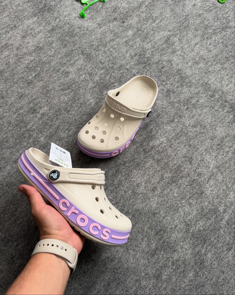 Crocs Bayaband Cream Purple