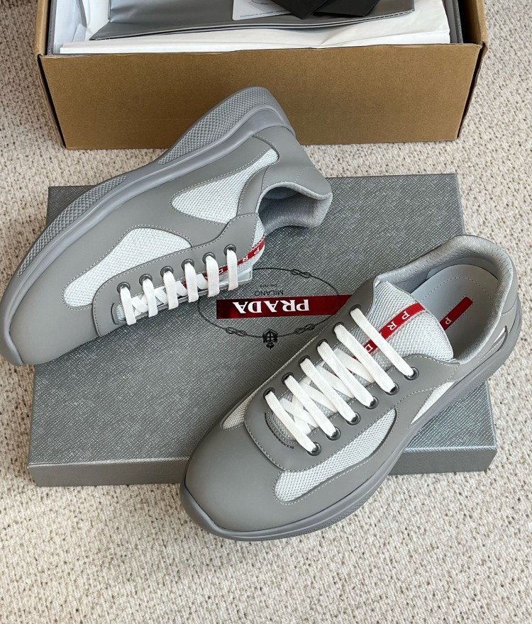 Prada America’s Cup Kauçuk ve Bike Kumaş Spor Ayakkabı 39-45