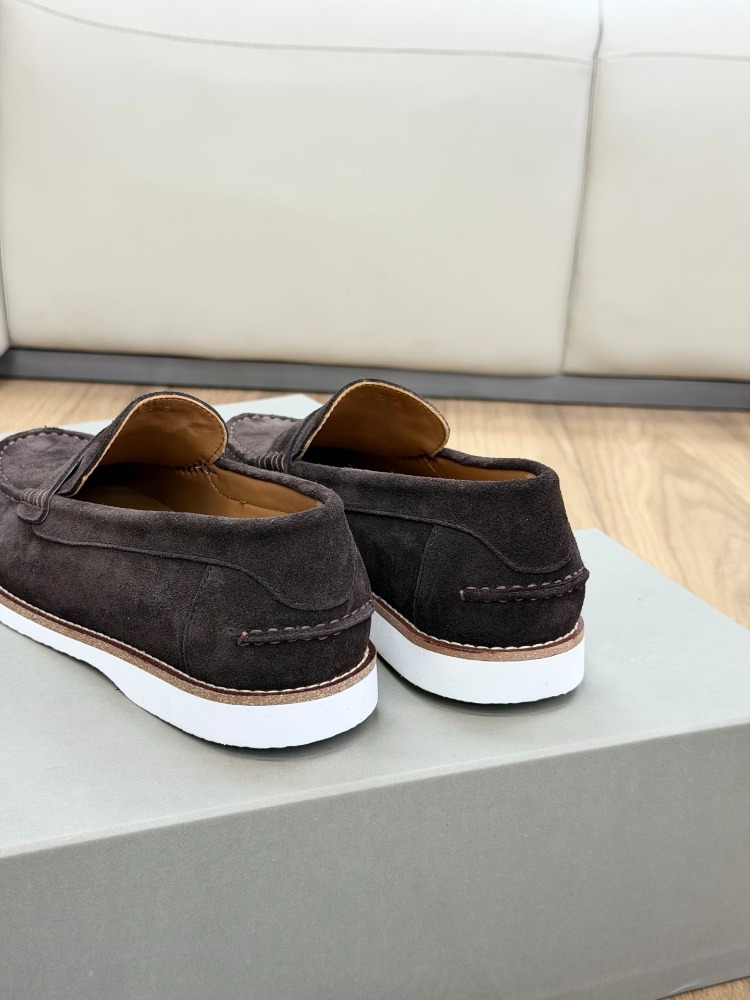BRUNELLO CUCINELLI Suede Penny Loafers 39-45