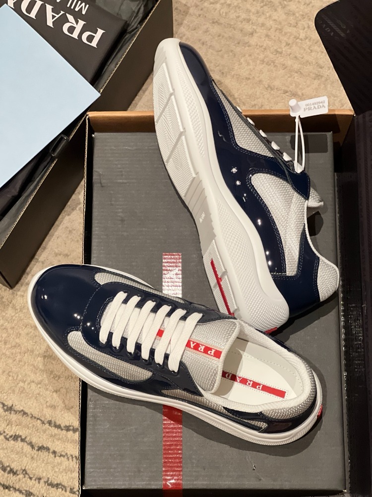 Prada America's Cup Biker Kumaş Spor Ayakkabı 38-45