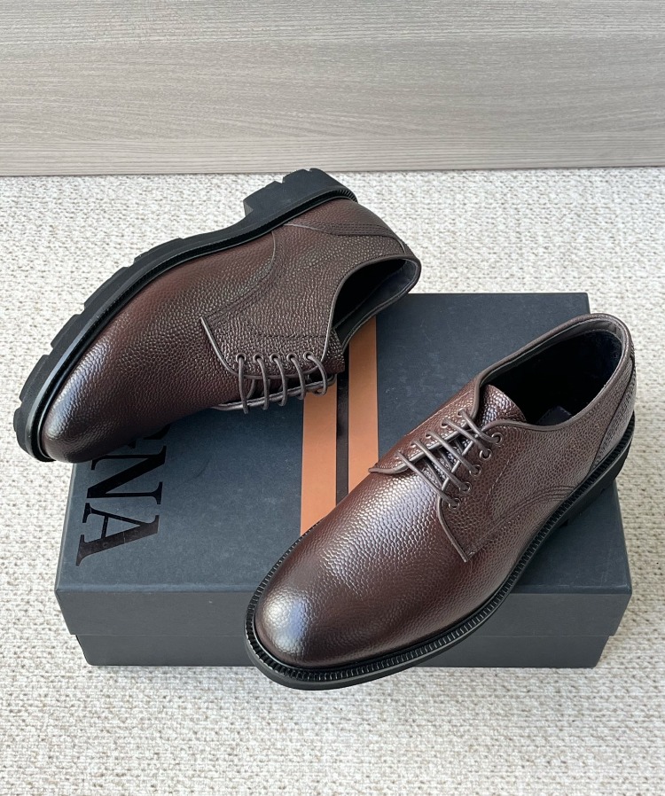 Zegna Brown Aosta Oxford 39-47