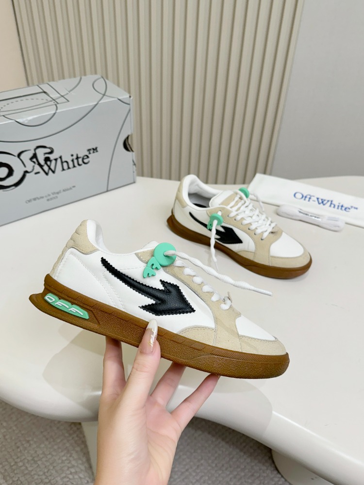 OFF-White End Of Play Sneakers in WHITE - SAND BEIGE 35-45