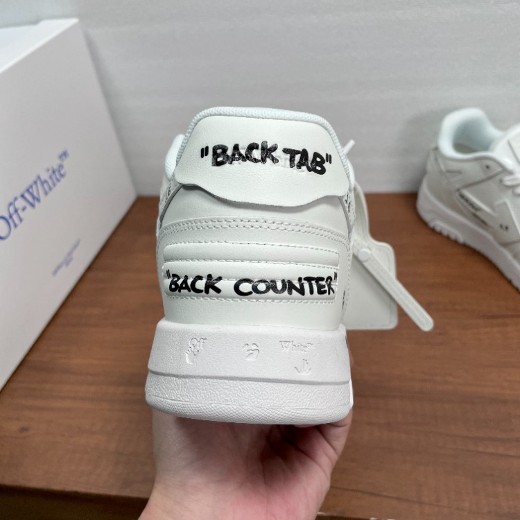 Off White Out Of Office Leather Sneakers in WHITE 39-45