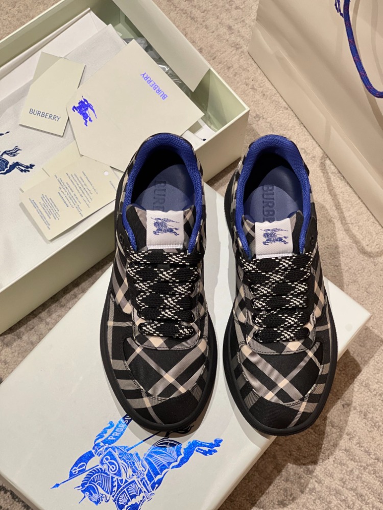 Burberry Check Terrace Siyah Erkek Spor Ayakkabı 35-45