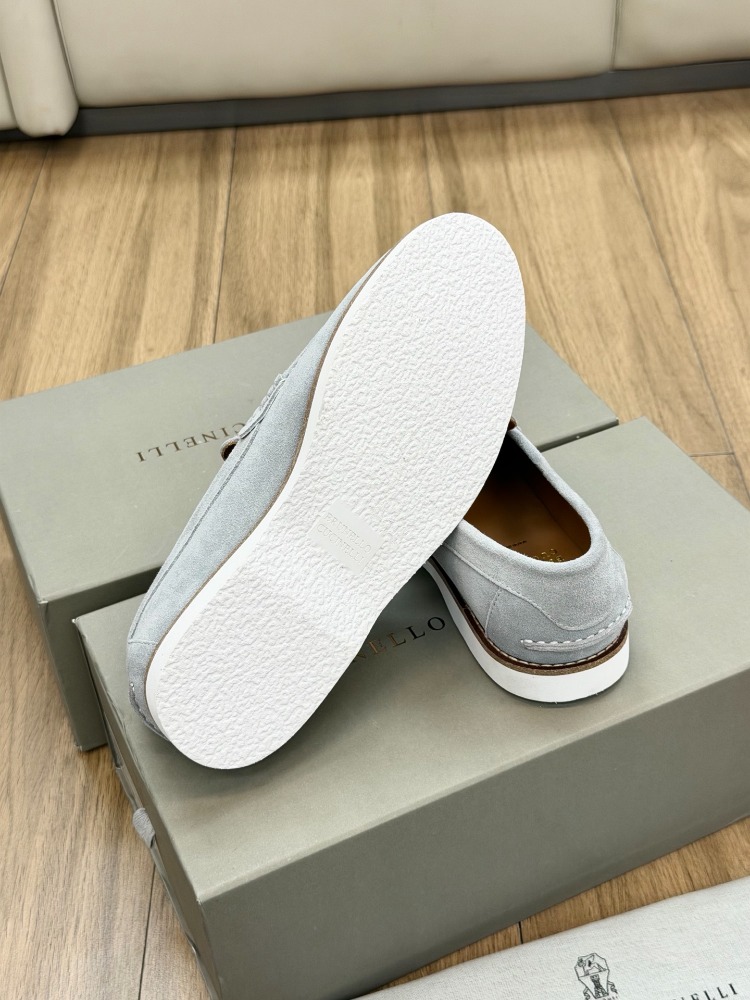 BRUNELLO CUCINELLI Suede Penny Loafers 39-45