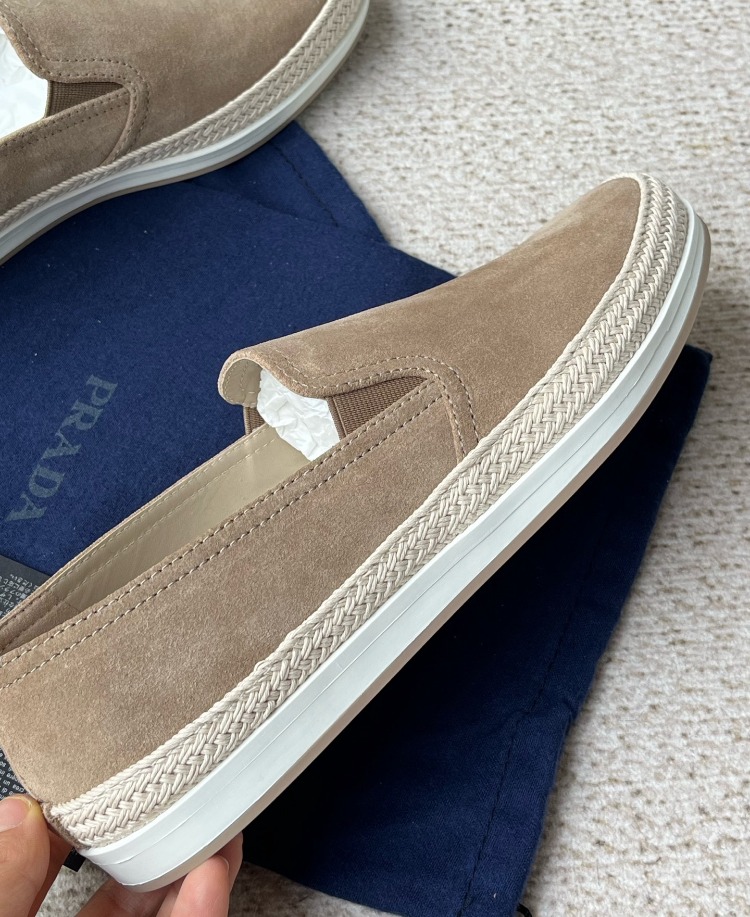 Prada Süet Loafer - Kahverengi 39-45